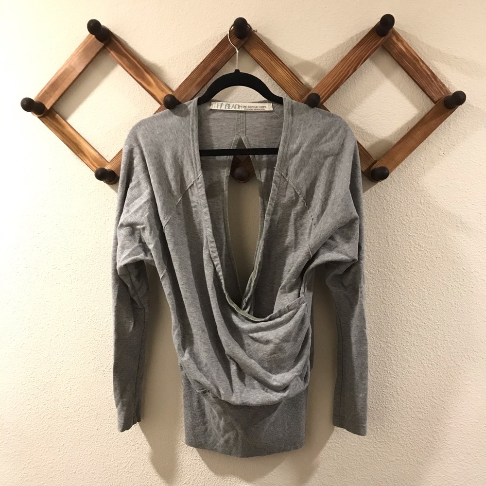 Free People | Beach grey pullover